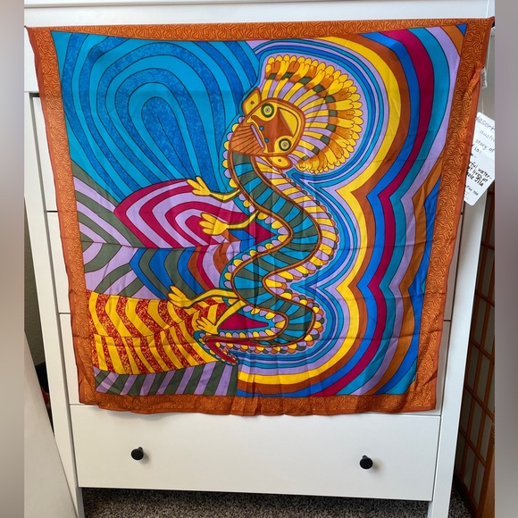 Desert Designs Australia Accessories - Desert Designs Australia: Jimmy Pike, Kalpurtu 29” Square Silk Scarf